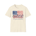 American Flag Palm Trees T-Shirt — “250 Years of Freedom” Patriotic Tee