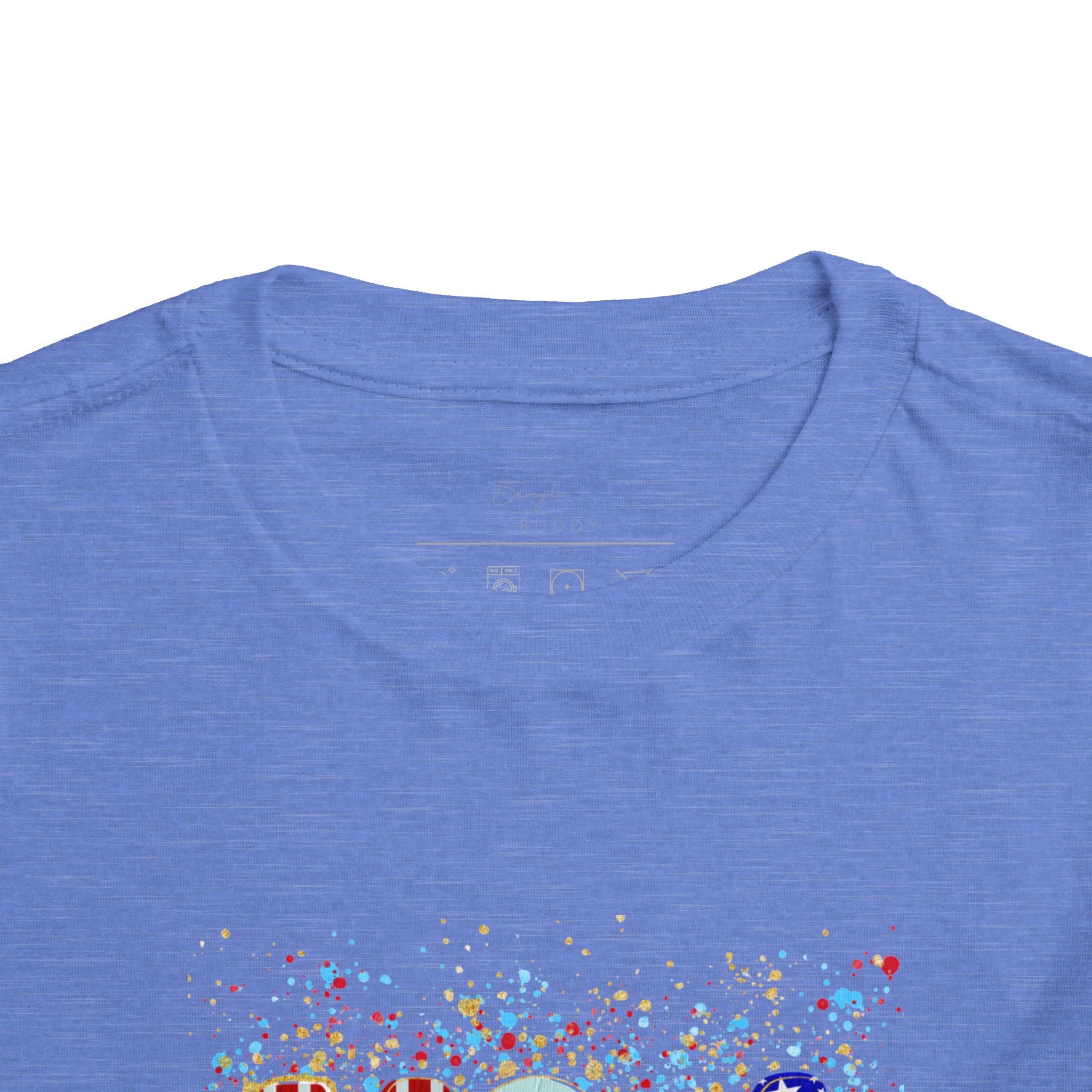 Toddler USA Flag Confetti Tee