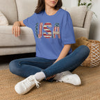 Copy of USA Flag Graphic T-Shirt — Distressed Americana Patriotic Tee