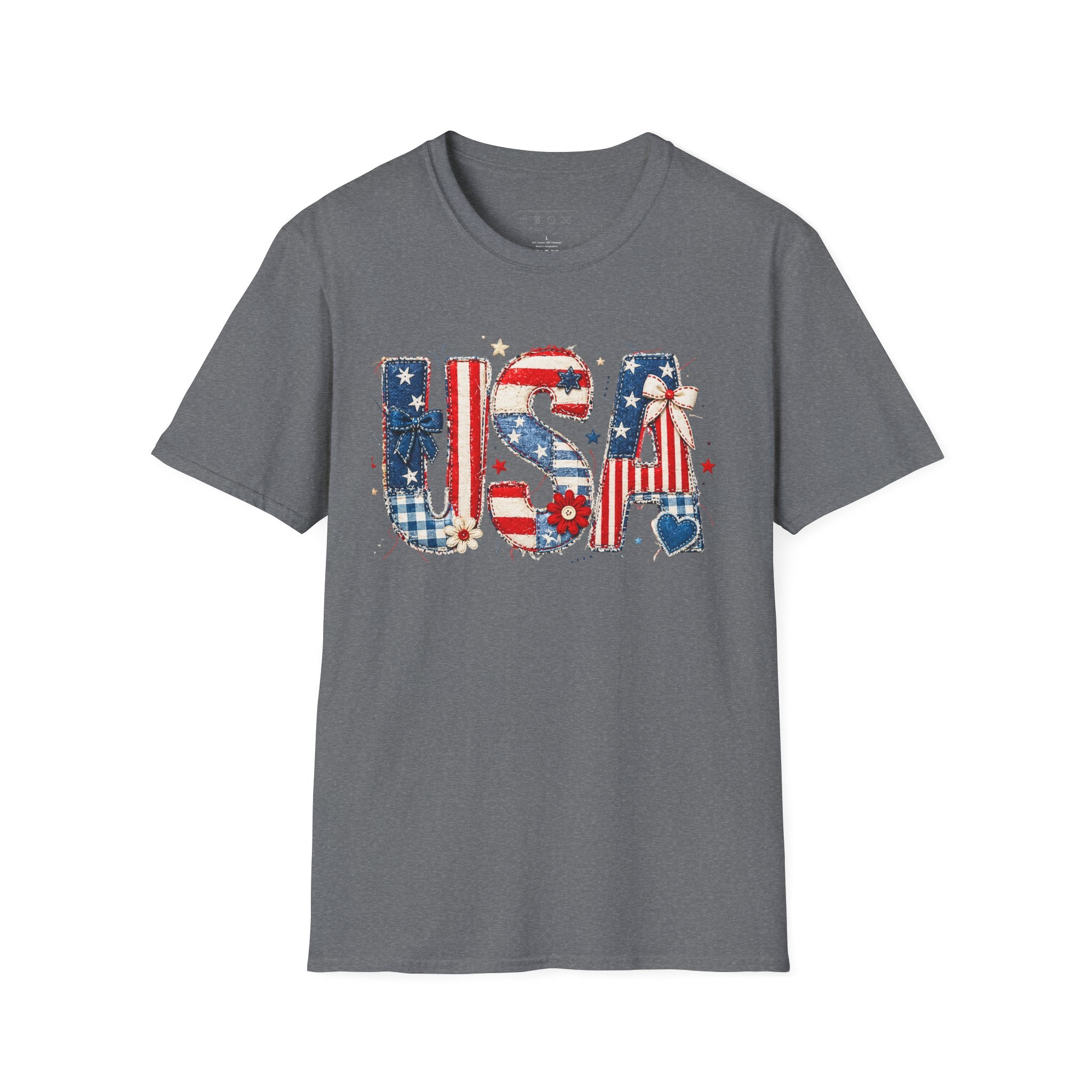 USA Patriotic T-Shirt — Red White Blue Americana Graphic Tee