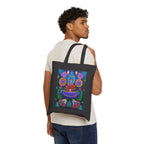 Ricksaw Art Tote Bag — Vibrant Cotton Canvas Market Tote