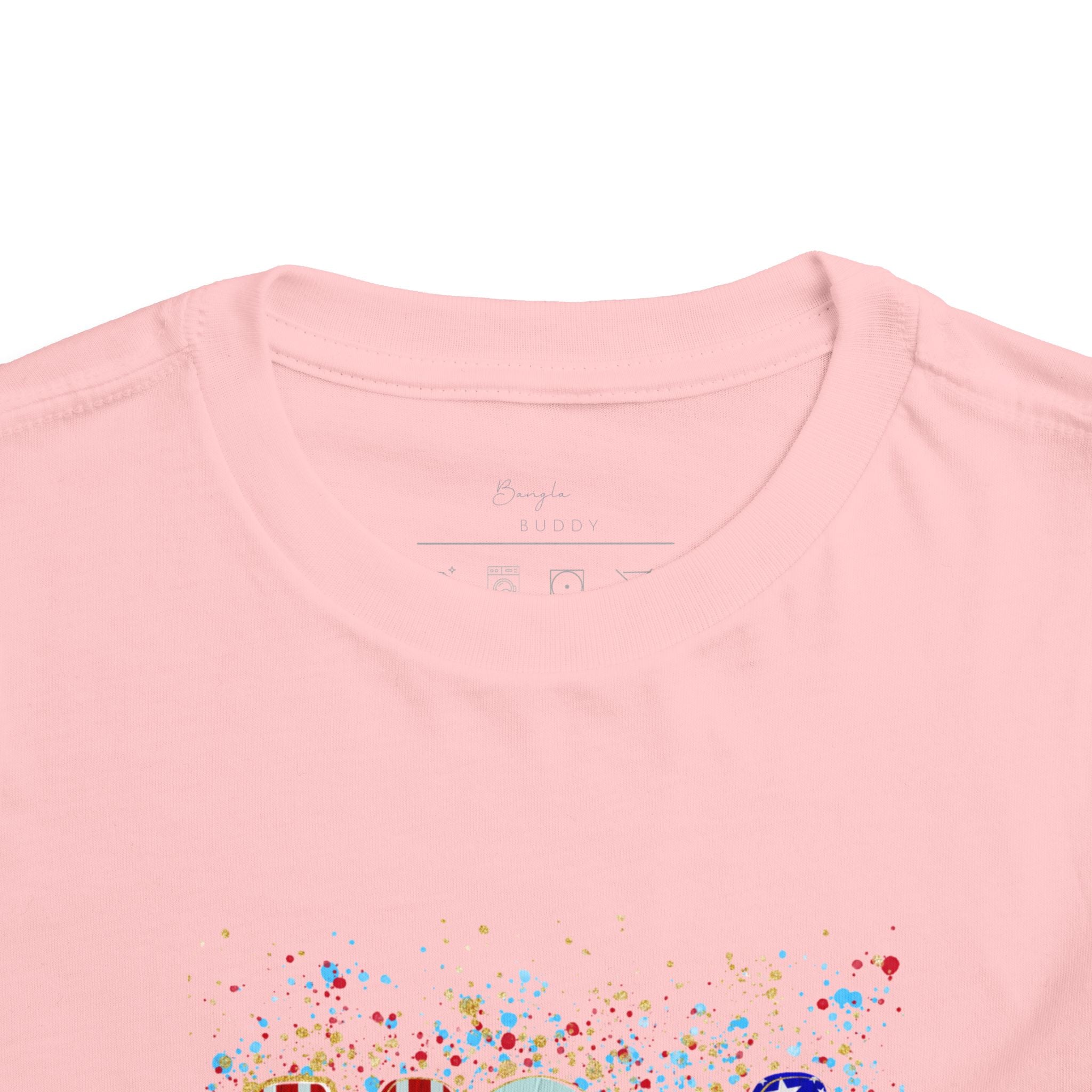 Toddler USA Flag Confetti Tee