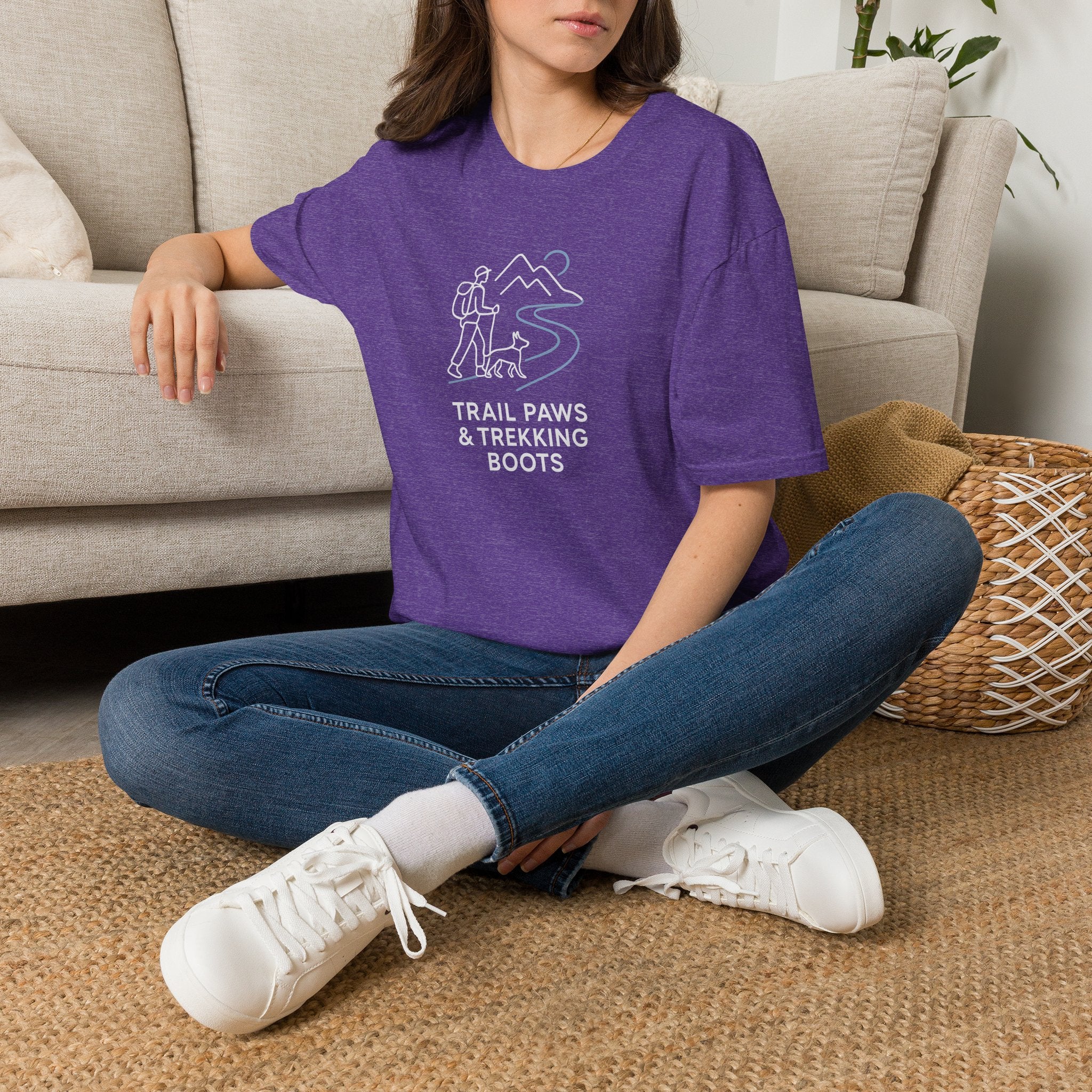Trail Paws Trekking Boots T-Shirt
