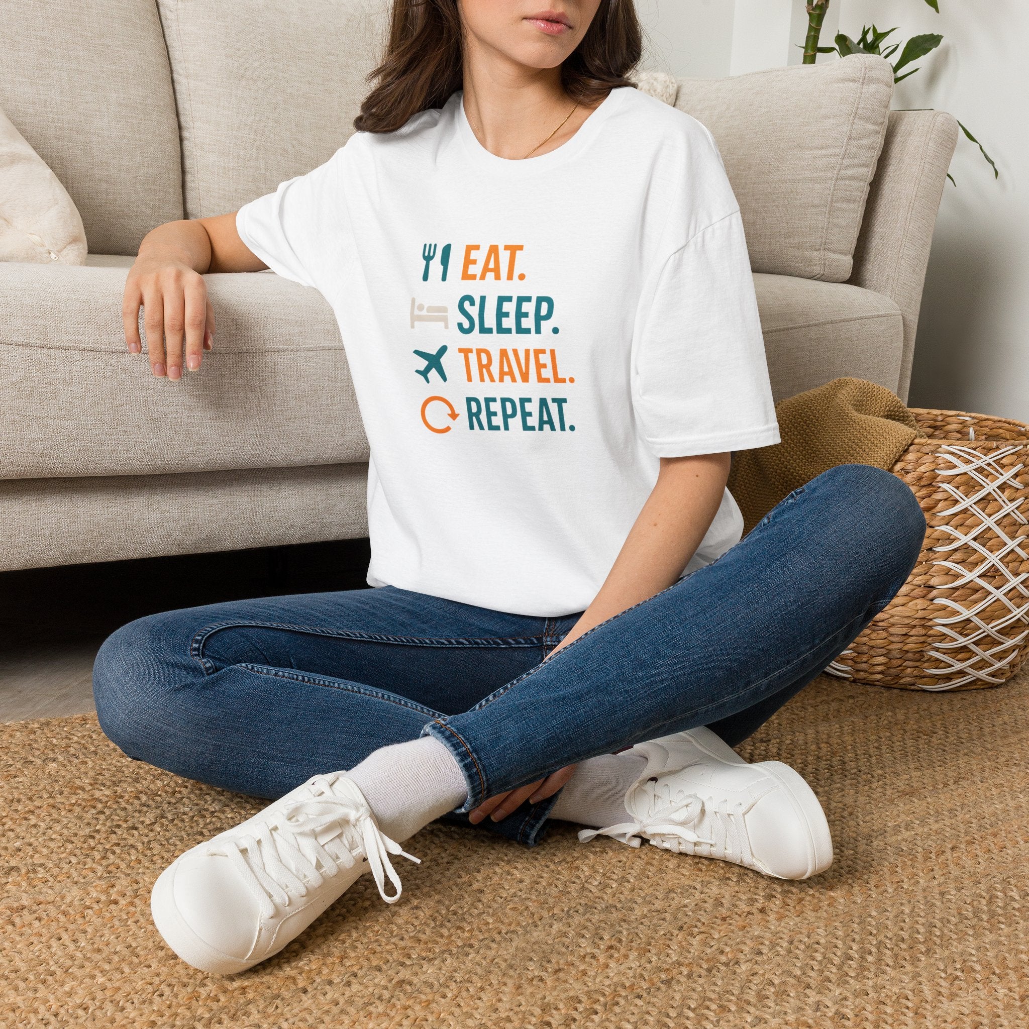 Eat Sleep Travel Repeat T-Shirt