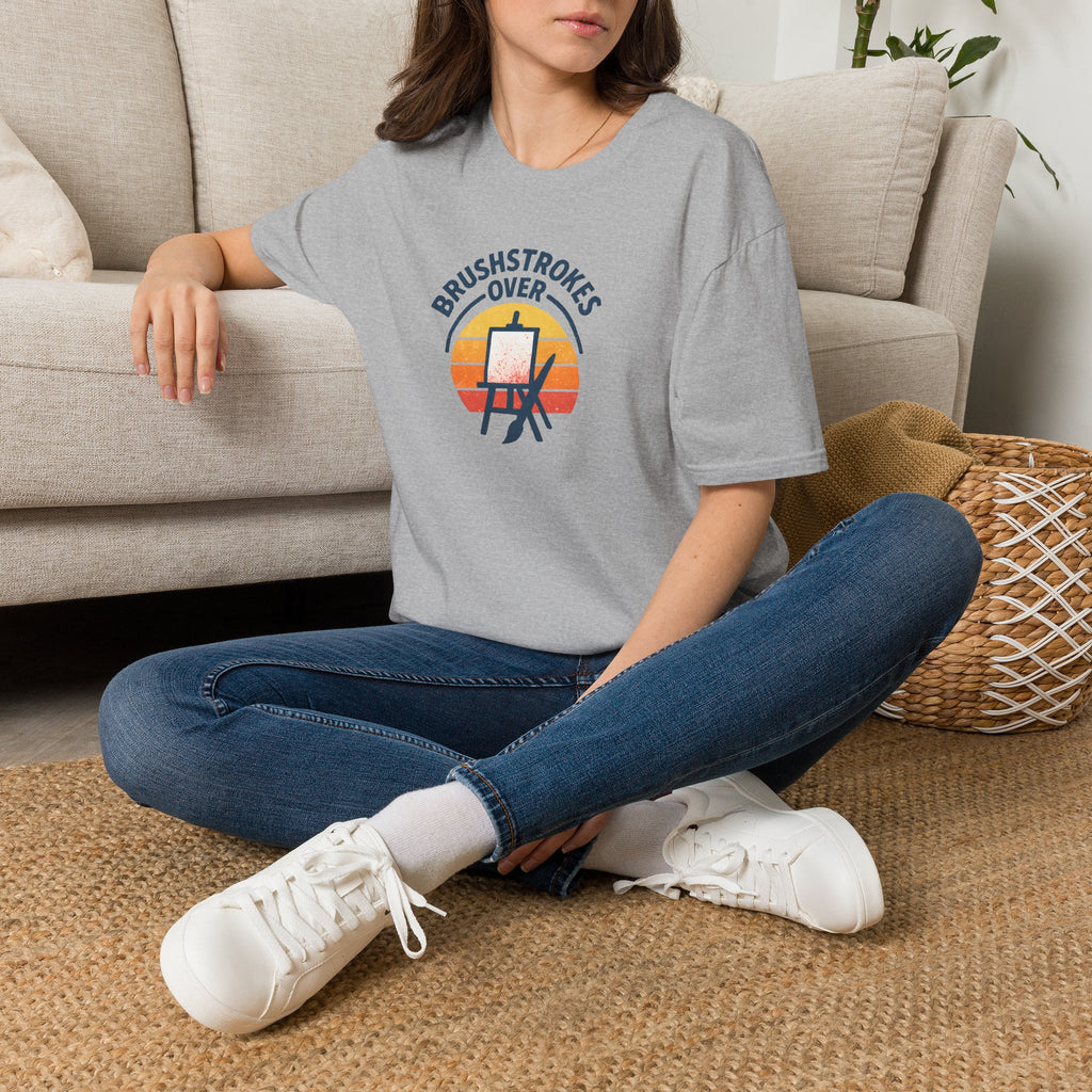 Brushstrokes Over Sunset T-Shirt