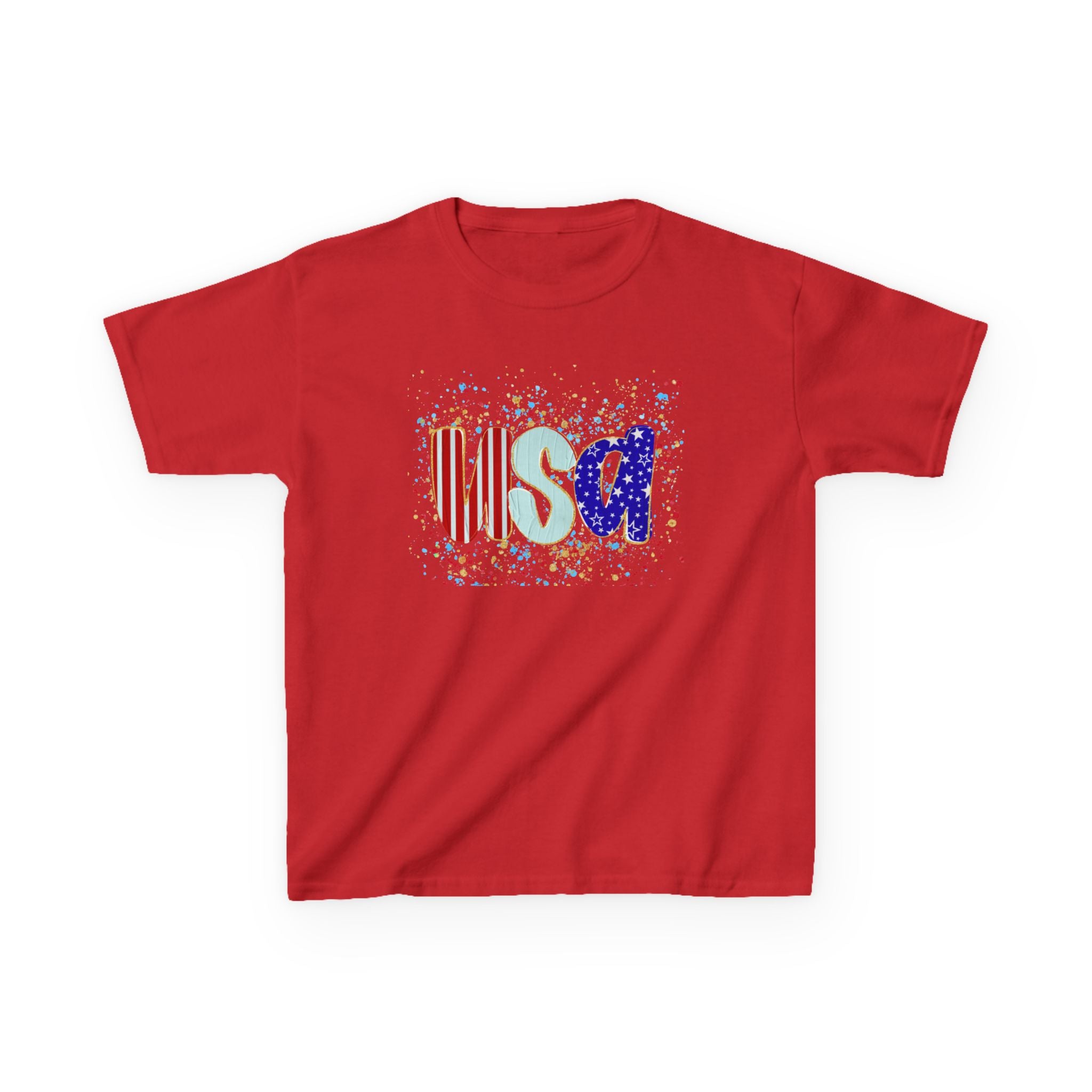 Youth, Kids USA Flag Splash T-Shirt