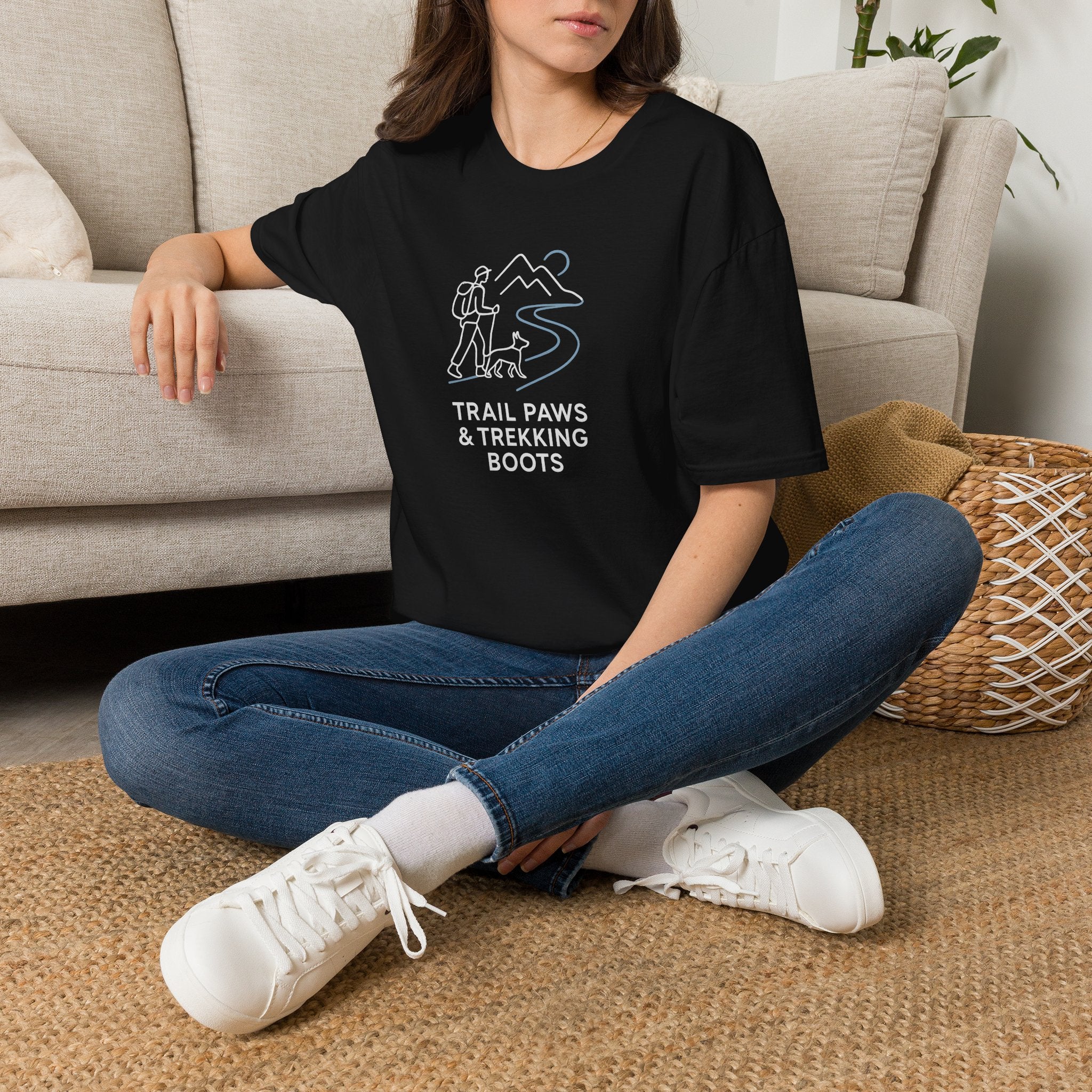 Trail Paws Trekking Boots T-Shirt
