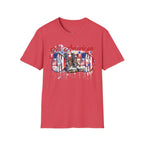 All American Dad T-Shirt — Patriotic Flag Boots Graphic Tee for Father's Day & 4th of July
