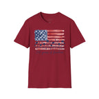 American Flag Palm Trees T-Shirt — “250 Years of Freedom” Patriotic Tee