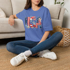USA Patriotic T-Shirt — Red White Blue Americana Graphic Tee