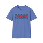 America Checkerboard Graphic T-Shirt