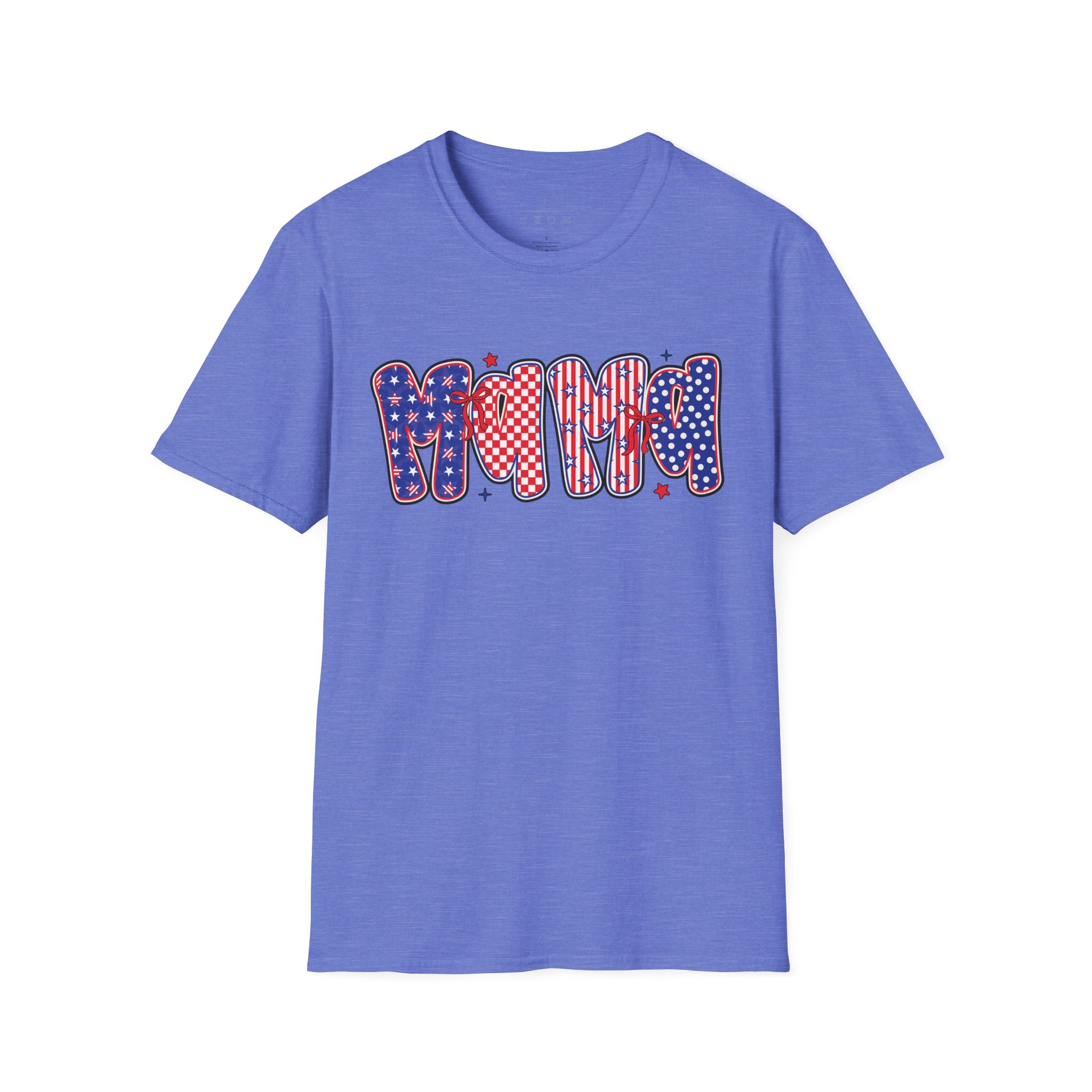 Mama Patriotic American Flag T-Shirt — Fourth of July Mom Tee