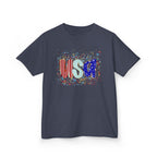Youth, Kids USA Flag Splash T-Shirt — Patriotic Fourth of July Tee for Children