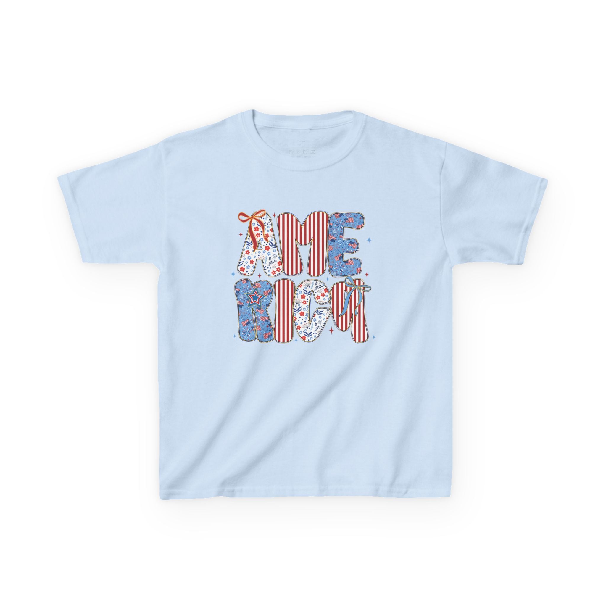 Youth, America Kid’s Tee — Patriotic Red White Blue Graphic