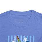 Toddler Tee Cherry Bow   — Cute Red Cherries with Blue Stripes